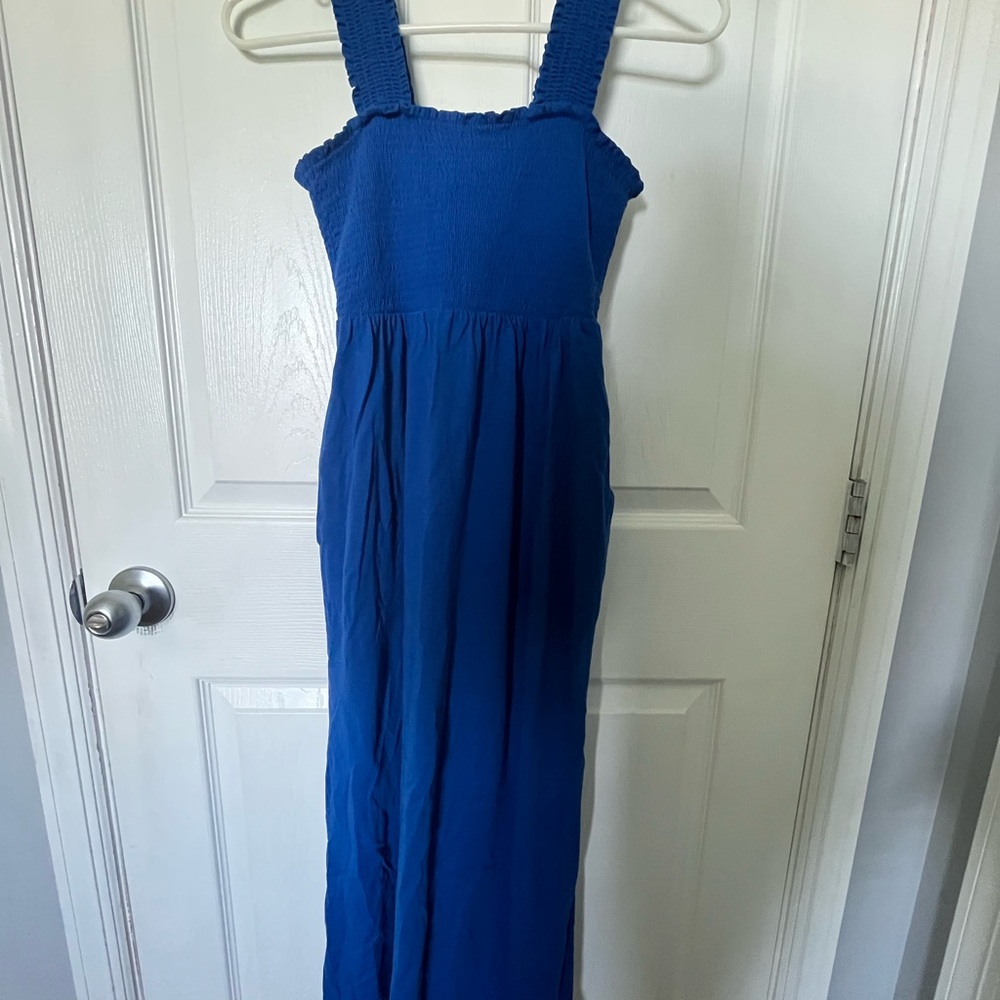 Old Navy Royal Blue Smocked Dress